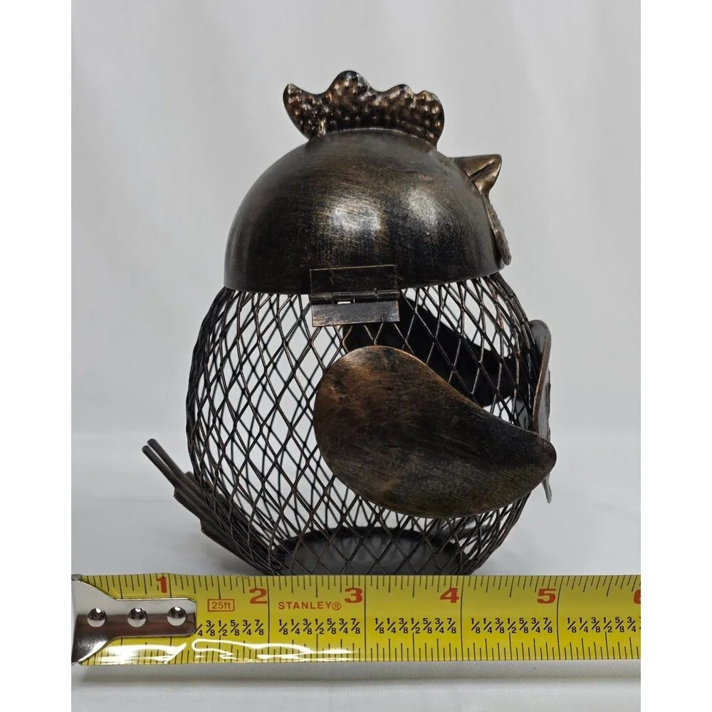 True Gobble Hen Cork Holder Metal Chicken Wine Cork Holder Rustic Farmhouse